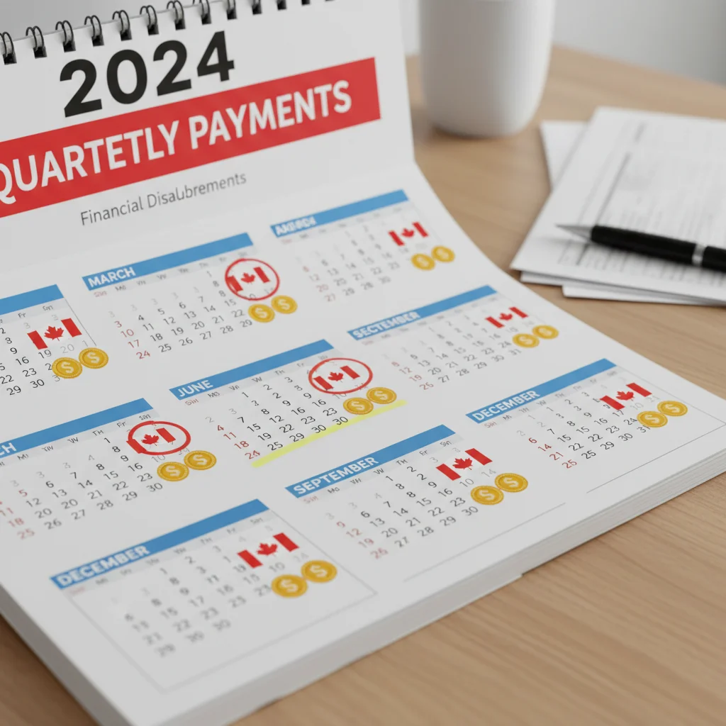 Calendar highlighting Climate Action Incentive Payment dates.