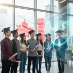 Canadian students looking at potential student loan forgiveness options.