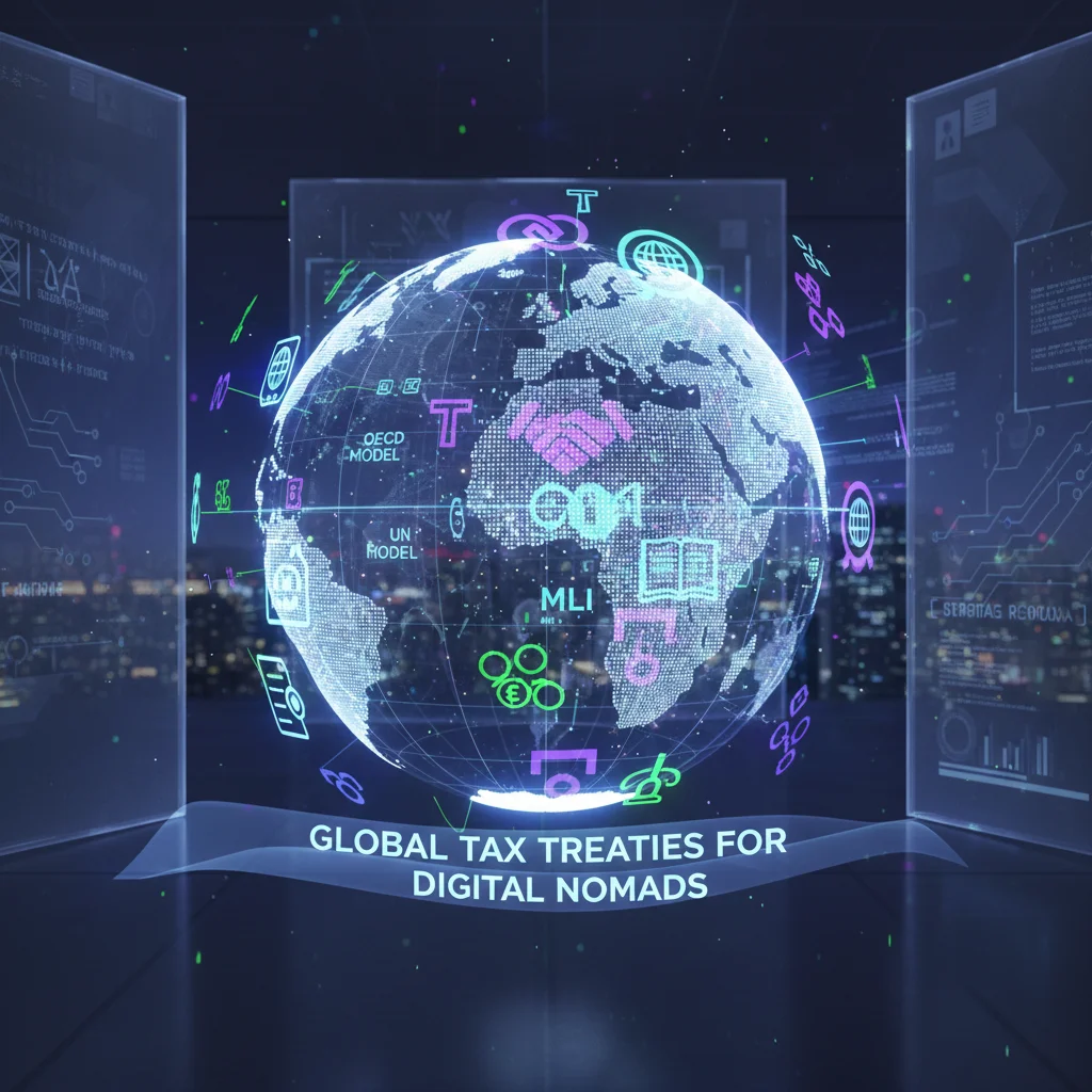 International tax treaties map for digital nomads and remote workers